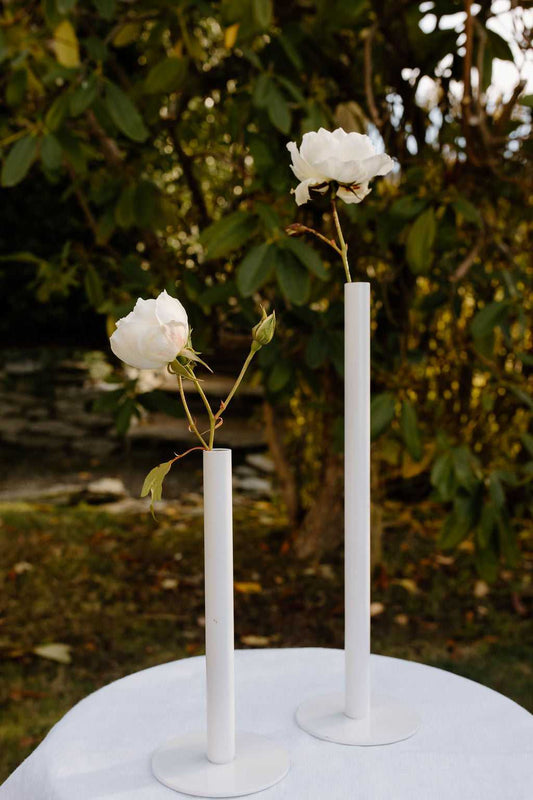 Metal Bud Vases