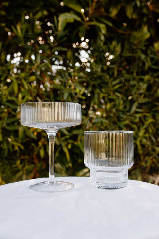 Glassware Set – Coupe & Water Glass