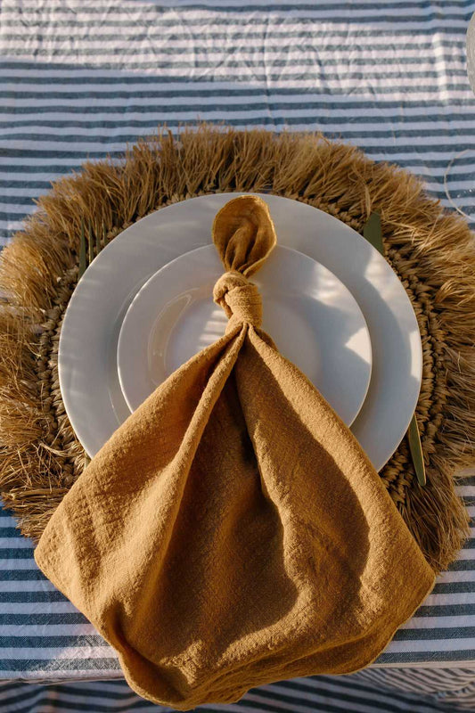 Mustard Brown Napkin