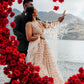 Floral Heart Proposal Setup