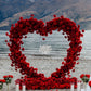 Floral Heart Proposal Setup
