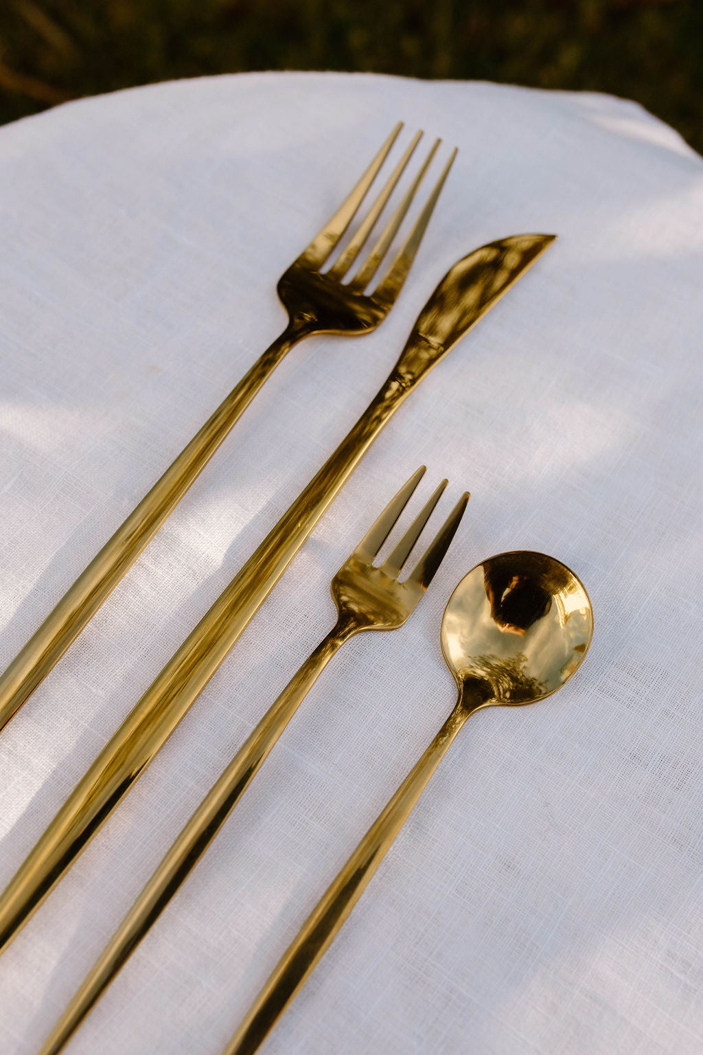 Gold Cutlery Set