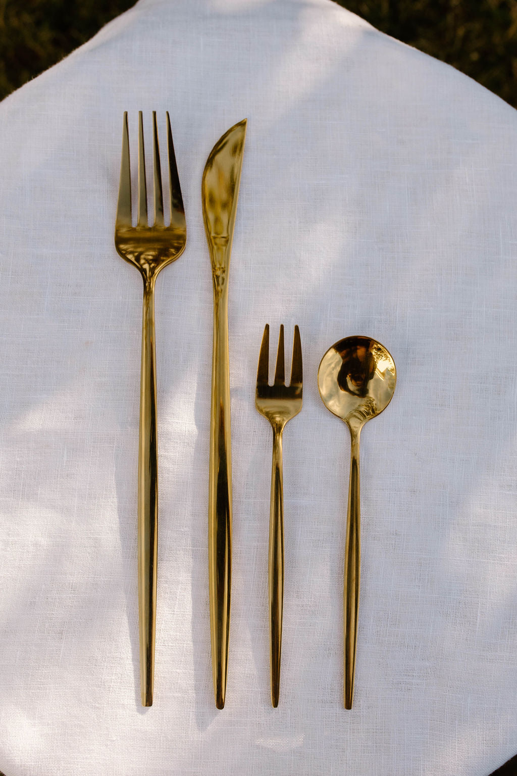 Gold Cutlery Set