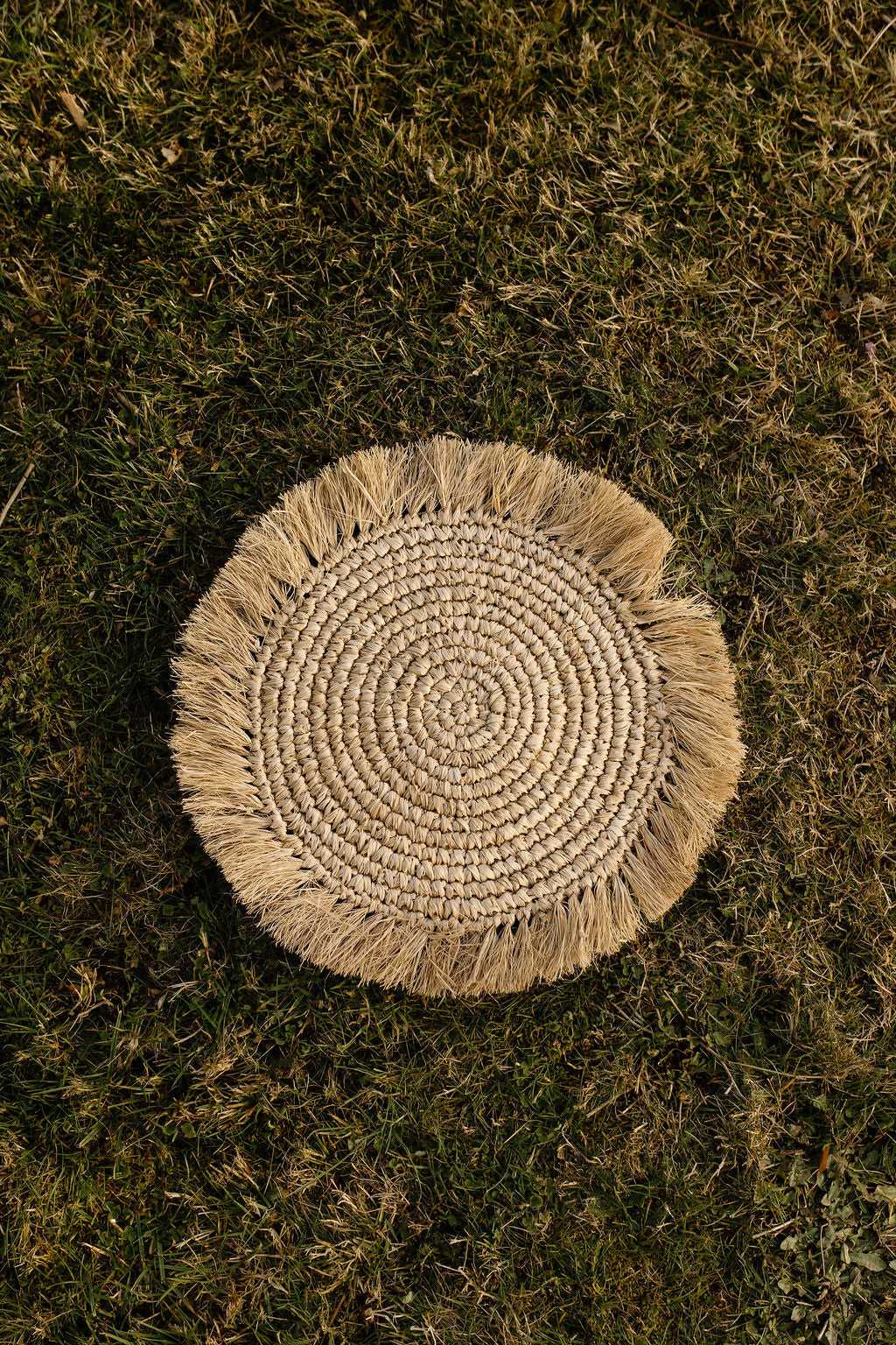 Fringed Rattan Placemats
